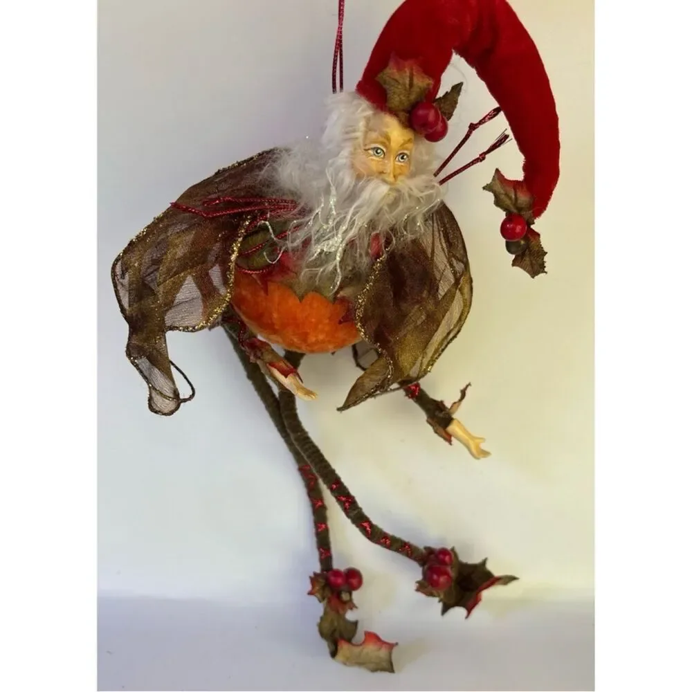 Vintage Mark Roberts Limited Edition Pumpkin Berry Fairy